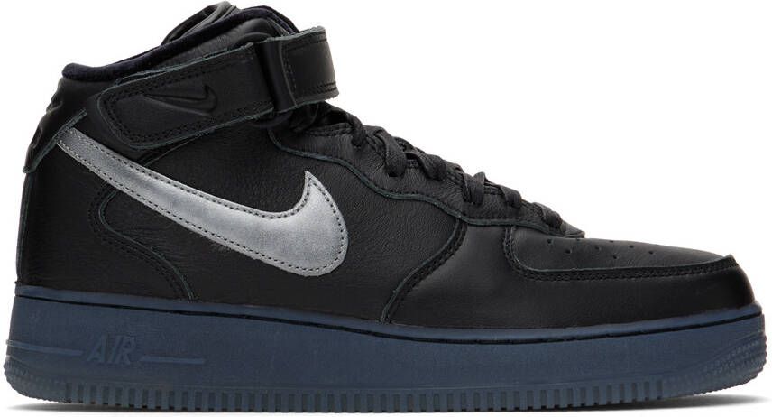 Nike Black Air Force 1 High-Top Sneakers - Picture 5