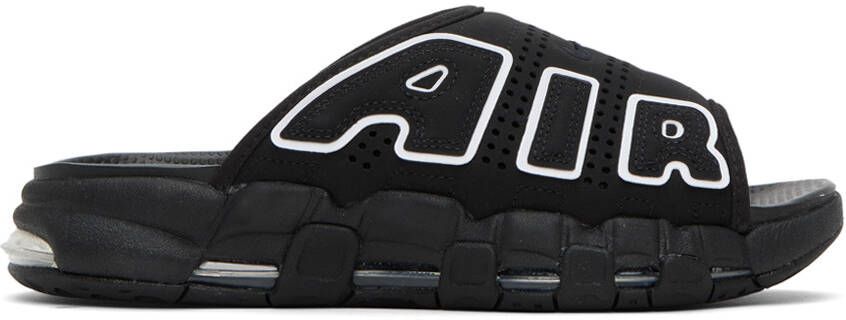 Nike Black Air More Uptempo Slides - Picture 5