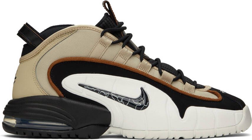 Nike Black & Beige Air Max Penny Sneakers
