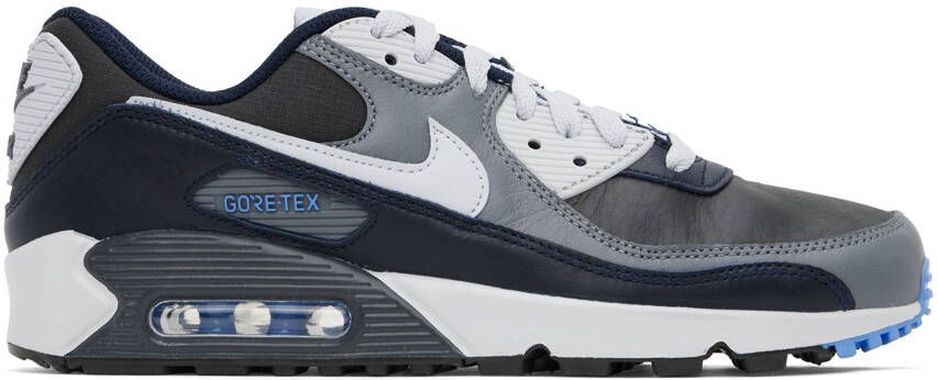 Nike Black & Gray Air Max 90 GTX Sneakers - Picture 4