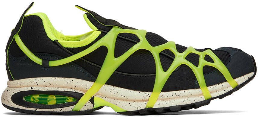 Nike Black & Green Air Kukini Sneakers - Picture 5
