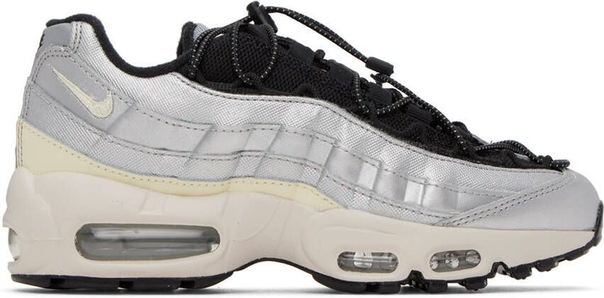 Nike Black & Silver Air Max 95 Sneakers - Picture 5