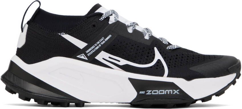 Nike Black & White ZoomX Zegama Trail Sneakers - Picture 4