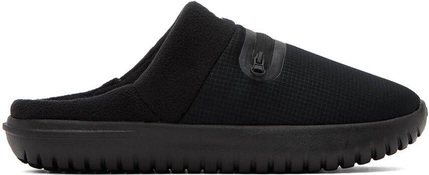 Nike Black Burrow Slippers - Picture 5