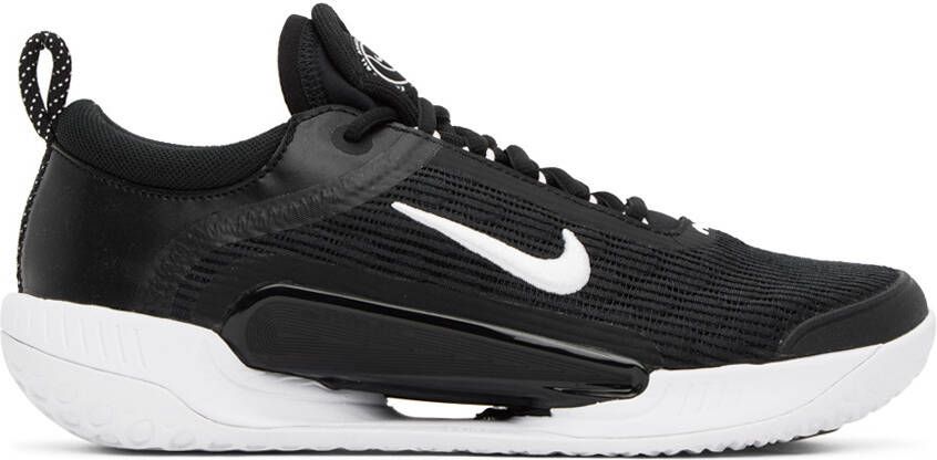 Nike Black Court Air Zoom NXT Sneakers - Picture 5