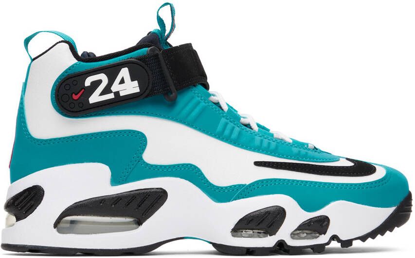 Nike Blue & White Air Griffey Max 1 Sneakers - Picture 5