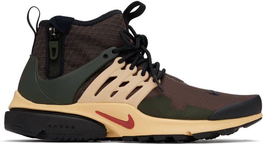 Nike Brown Air Presto Utility Sneakers - Picture 5