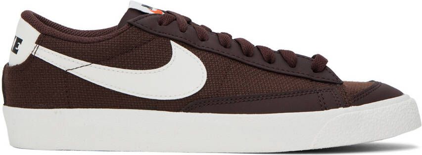 Nike Brown Blazer Low '77 Premium Sneakers - Picture 5