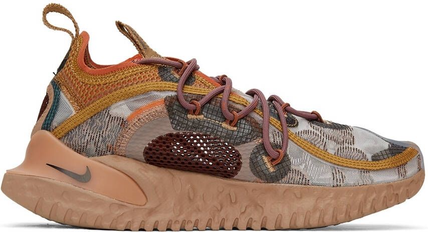 Nike Brown Flow 2020 ISPA Sneakers - Picture 5