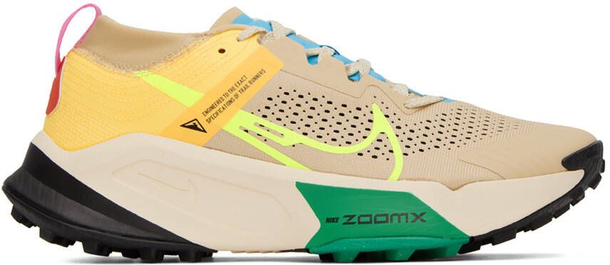Nike Gold Zegama Sneakers - Picture 5