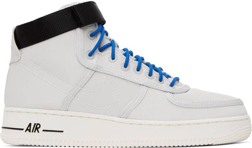 Nike Gray Air Force 1 High '07 Sneakers - Picture 5