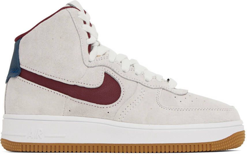 Nike Gray Air Force 1 Sculpt Sneakers - Picture 5