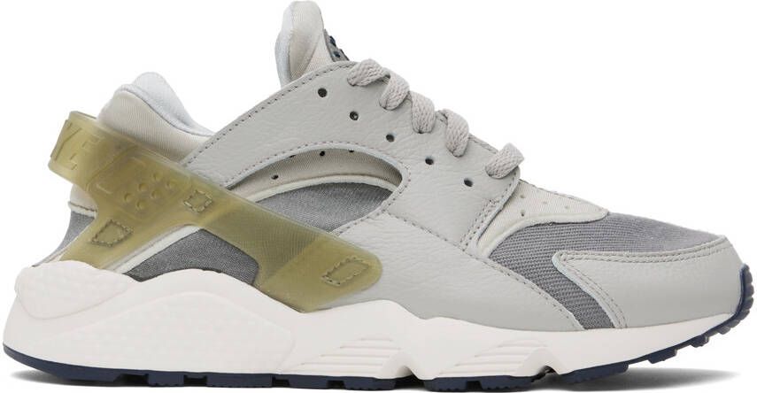 Nike Gray Air Huarache Sneakers - Picture 5