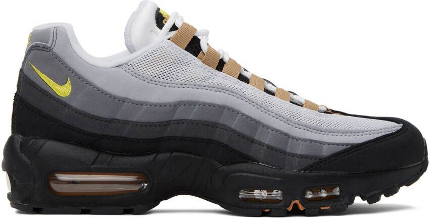 Nike Gray & Black Air Max 95 Sneakers - Picture 5