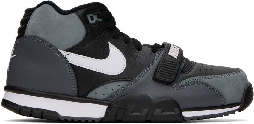 Nike Gray & Black Air Trainer 1 Sneakers