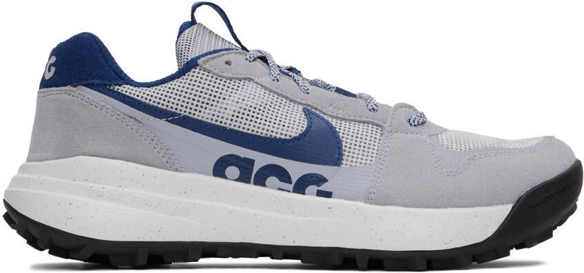 Nike Gray & Navy ACG Lowcate Sneakers - Picture 5