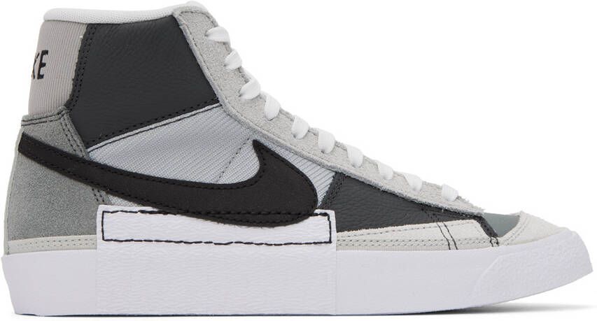 Nike Gray Blazer Pro Club Sneakers - Picture 5