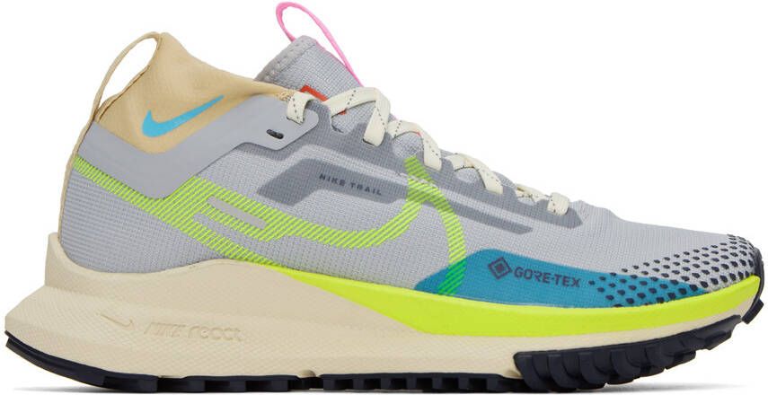 Nike Gray React Pegasus Trail 4 GTX Sneakers - Picture 5