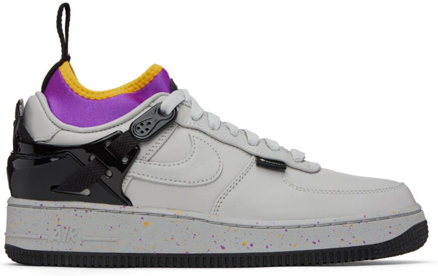 Nike Gray Undercover Edition Air Force 1 Sneakers - Picture 4