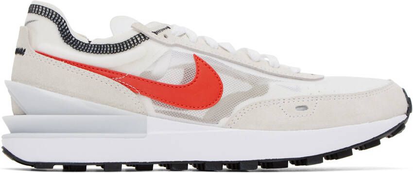 Nike Gray Waffle One Sneakers - Picture 5