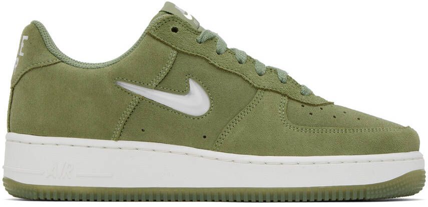 Nike Green Air Force 1 Low Retro Sneakers - Picture 5