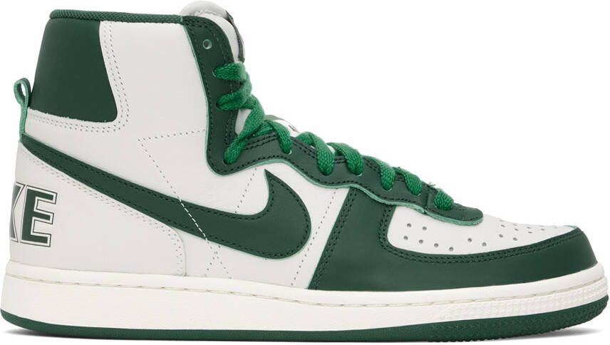 Nike Green & Off-White Terminator High Sneakers