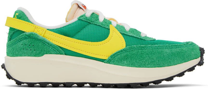 Nike Green Waffle Debut Vintage Sneakers - Picture 5