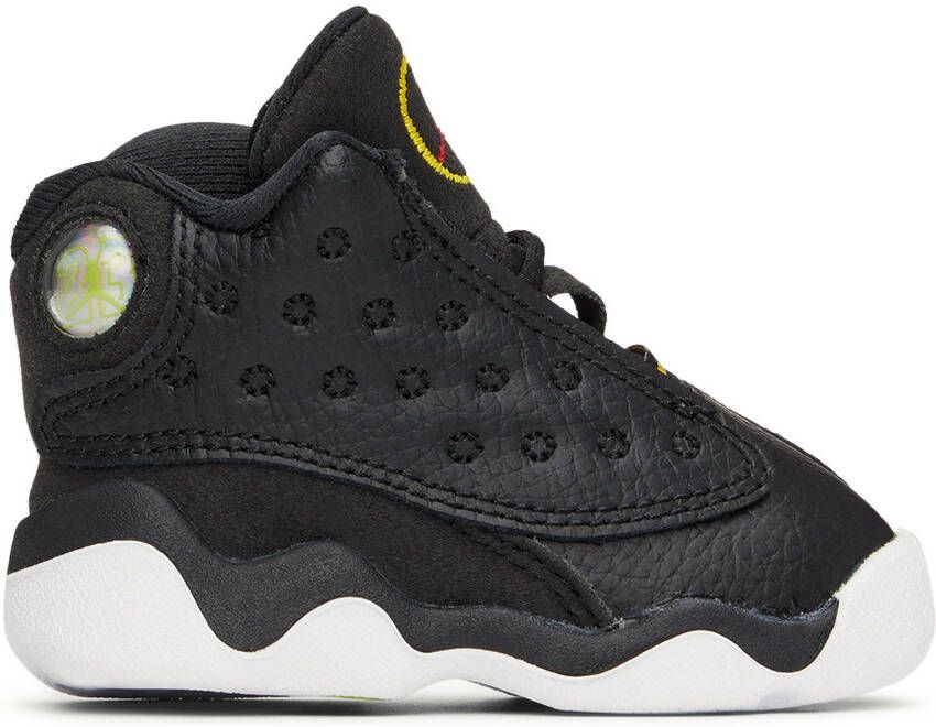 Nike Jordan Baby Black Jordan 13 Retro Sneakers - Picture 4