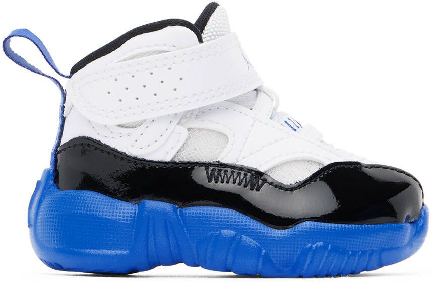 Nike Jordan Baby White & Black Jordan Pro Strong Sneakers - Picture 4