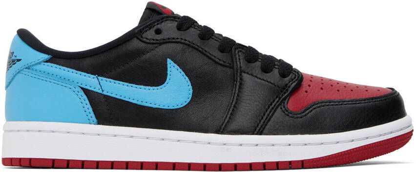 Nike Jordan Black Air Jordan 1 Low Sneakers - Picture 5