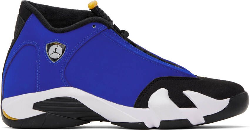 Nike Jordan Blue & Black Air Jordan 14 Retro Sneakers - Picture 5