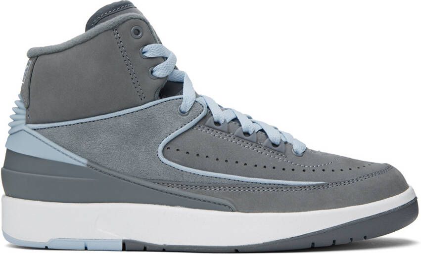 Nike Jordan Gray Air Jordan 2 Sneakers - Picture 5