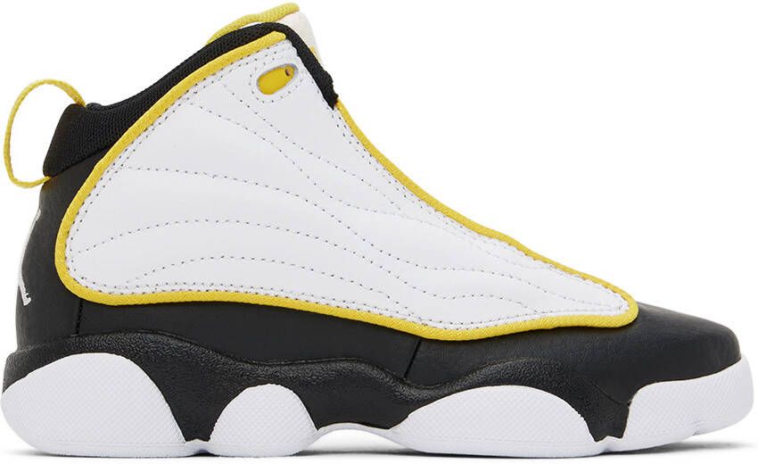 Nike Jordan Kids Black & White Jordan Pro Strong Little Kids Sneakers - Picture 5