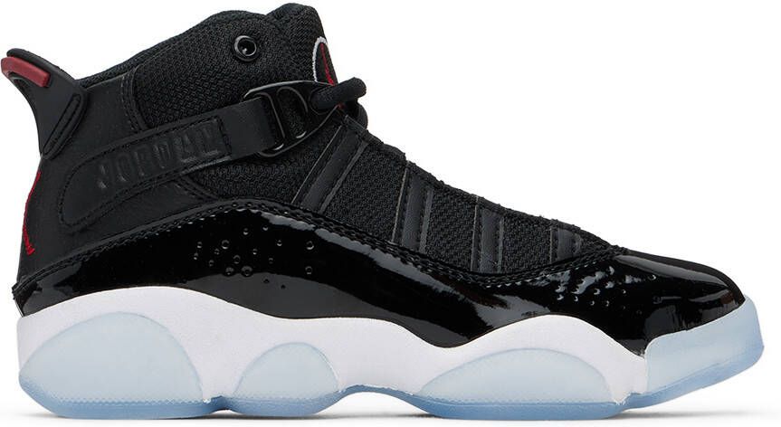 Nike Jordan Kids Black Jordan 6 Rings Little Kids Sneakers - Picture 2