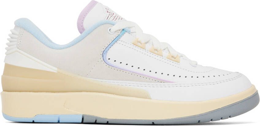 Nike Jordan White Air Jordan 2 Retro Low Sneakers - Picture 5