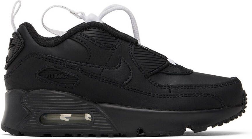 Nike Kids Black Air Max 90 Toggle Little Kids Sneakers - Picture 4