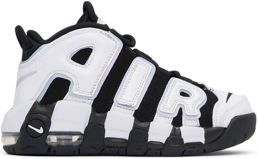 Nike Kids Black Air More Uptempo Little Kids Sneakers - Picture 4