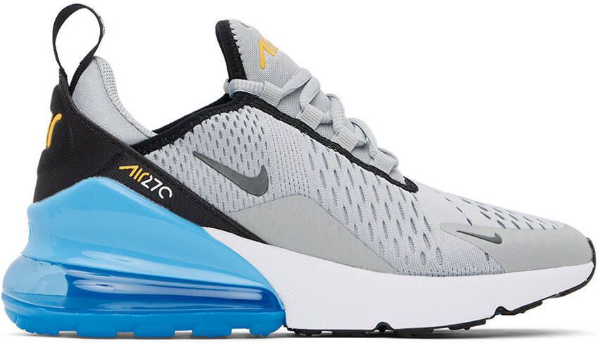 Nike Kids Gray Air Max 270 Big Kids Sneakers - Picture 5