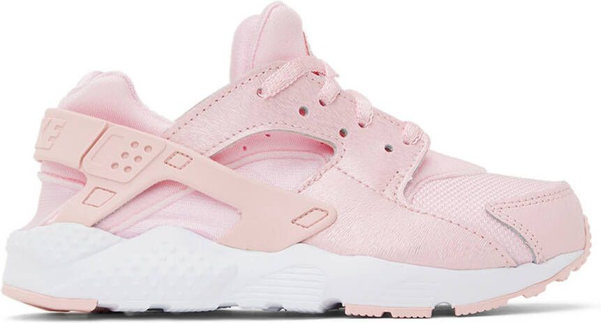 Nike Kids Pink Huarache Run Little Kids Sneakers - Picture 4