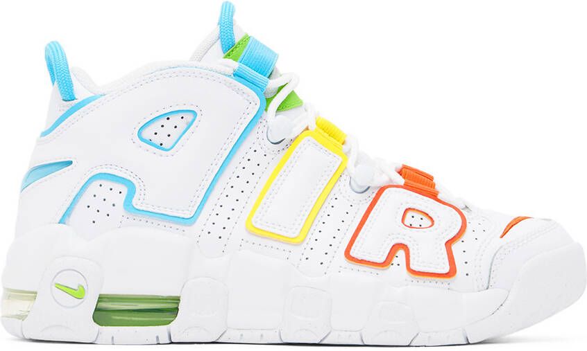 Nike Kids White Air More Uptempo Big Kids Sneakers - Picture 5