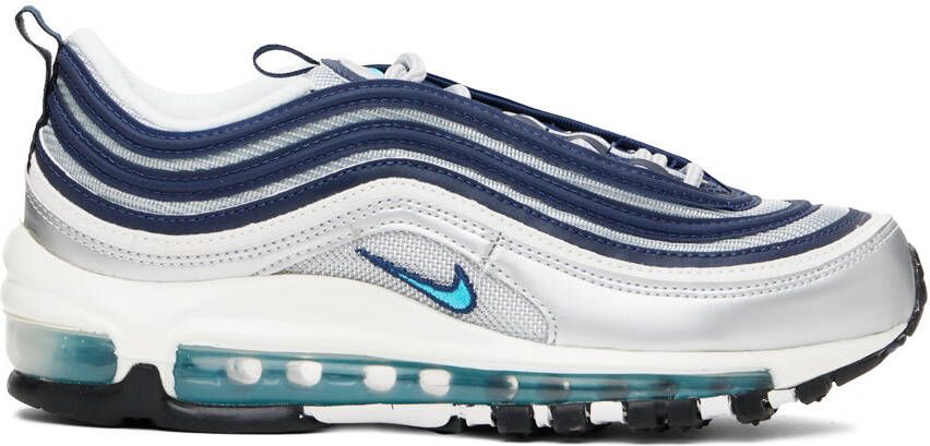 Nike Navy & Silver Air Max 97 Sneakers - Picture 5