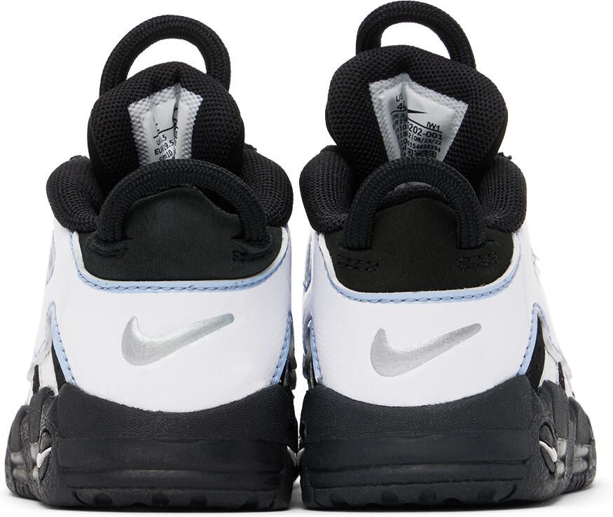 Nike Baby Black & White Air More Uptempo Sneakers