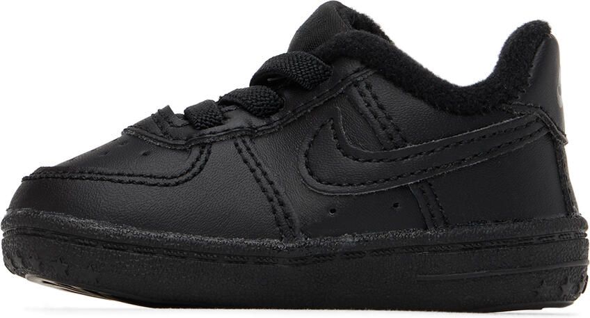 Nike Baby Black Force 1 Crib Sneakers - Picture 2