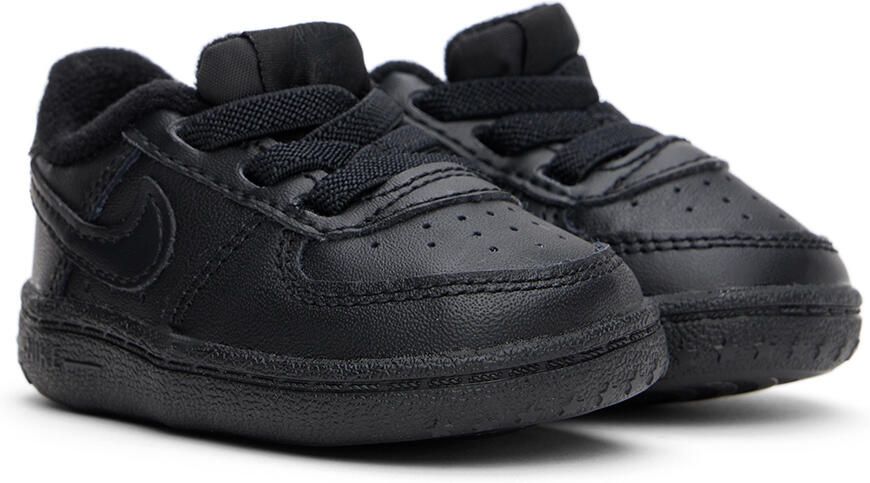Nike Baby Black Force 1 Crib Sneakers