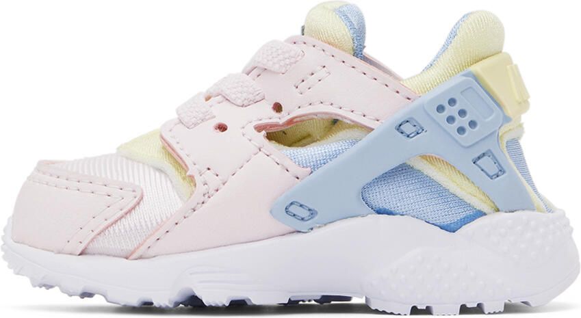 Nike Baby Pink & Blue Huarache Run Sneakers