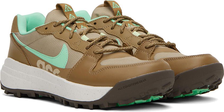 Nike Beige ACG Lowcate Sneakers - Picture 2
