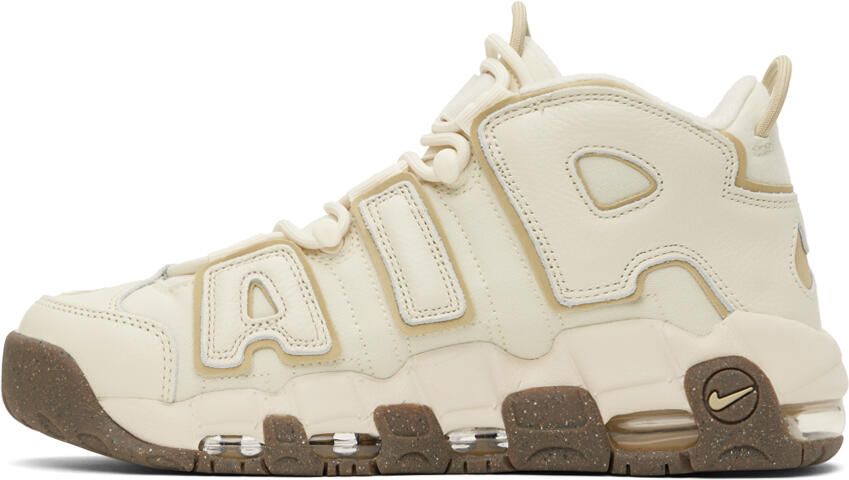 Nike Beige Air More Uptempo '96 Sneakers - Picture 3