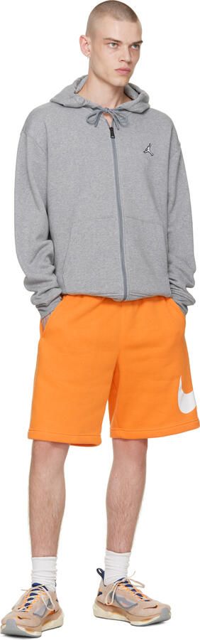 Nike Beige & Orange Spark Flyknit Sneakers - Picture 4