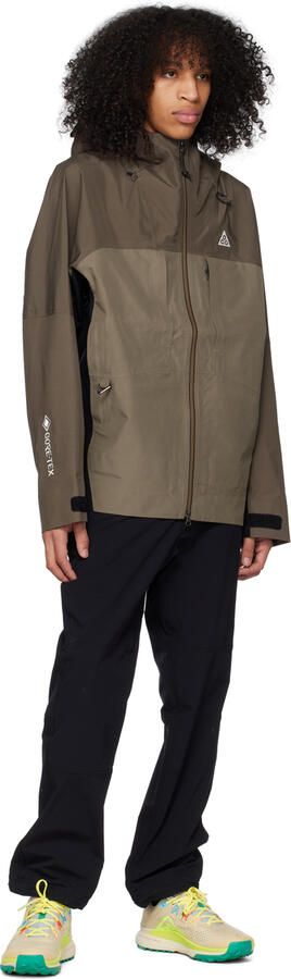 Nike Beige React Pegasus Trail 4 Sneakers - Picture 4