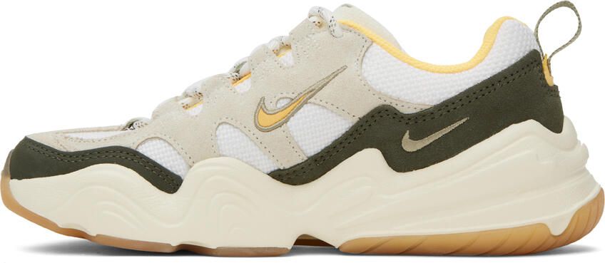 Nike Beige Tech Hera Sneakers - Picture 3
